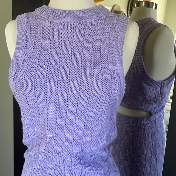 Rue Stiic Esther Knit Lavender Maxi Dress S - Picture 8 of 12